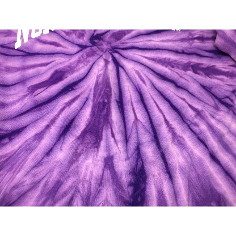 NORTHWESTERN WOMENS PURPLE TIE DYE LONG SLEEVE SHIRT - Picture 7 of 7